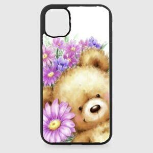 Teddy Bear Floral Phone Case